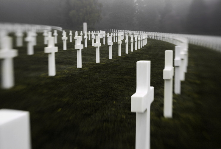 Luxembourg American Cemetery and Memorial, Luxembourg-Hamm. (2010)