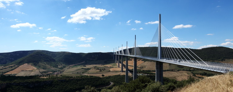 Viaduc de Millau, by Sir Norman Foster,  Aveyron, France. (2010)