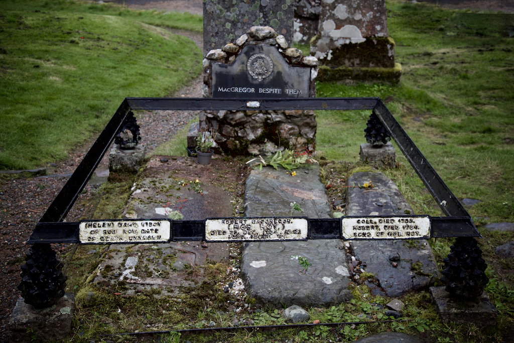 Rob Roy MacGregor's Grave, Balquhidder, Scotland. (2017)