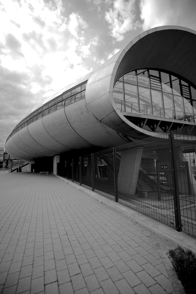 Belval-Université Train Station, by Jim Clemes, Esch/Belval, Luxembourg. (2014)