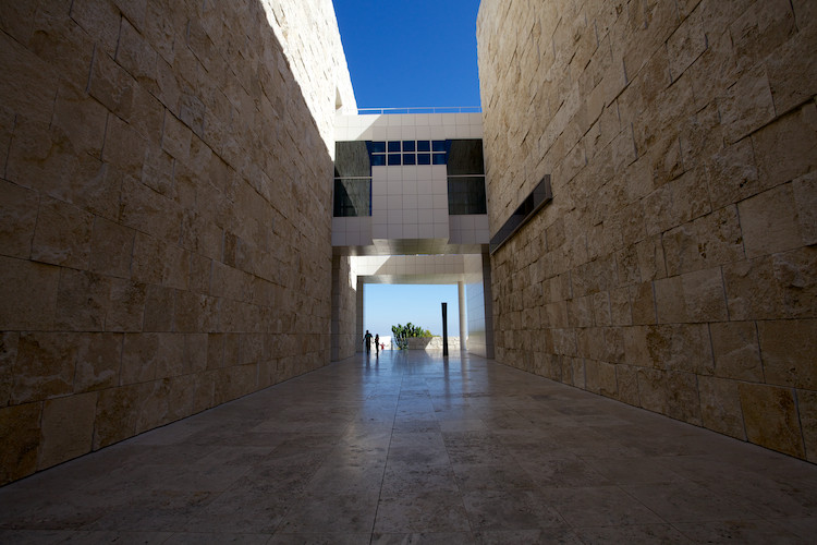 The Getty Center (detail), by Richard Meier, Los Angeles, CA, USA. (2013)