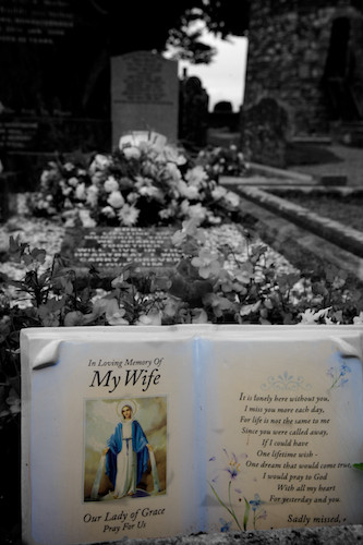 My Wife, Monasterboice, County Louth, Ireland. (2012)