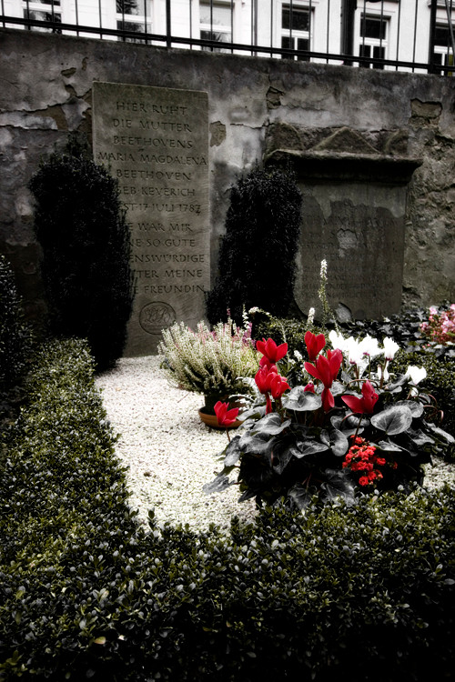 Beethoven's Mother's grave, Alter Friedhof, Bonn, Germany. (2009)