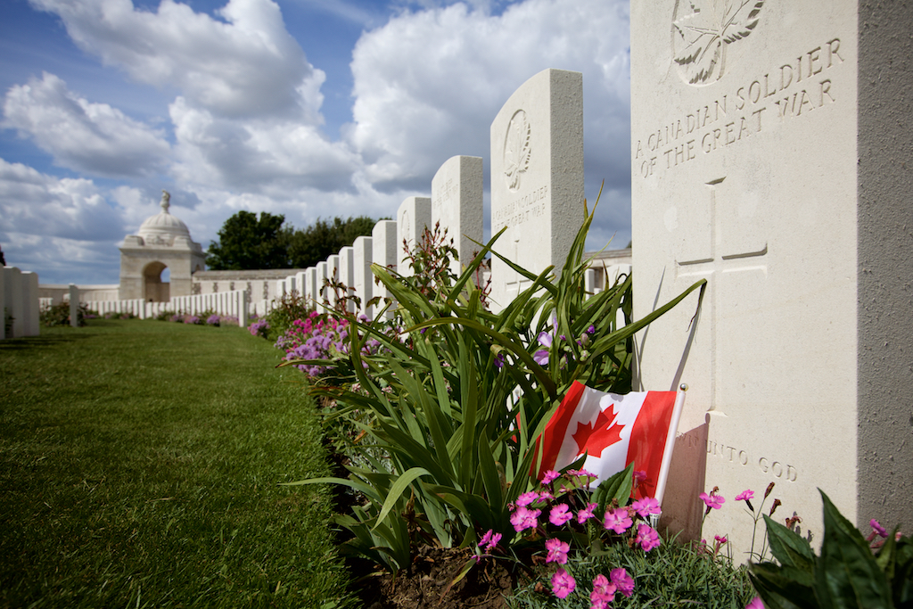 Tyne Cot WWI Cemetery, Ypres, Belgium. (2015)