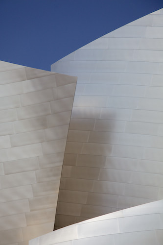 The Walt Disney Concert Hall (detail), by Frank Gehry, Los Angeles, CA, USA. (2013)