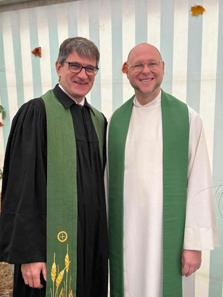 Pastor Martin Rothfuchs und Pastor Benjamin Fromm