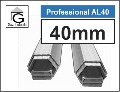 Diametro tubi gazebo PROFESSIONALAL40mm