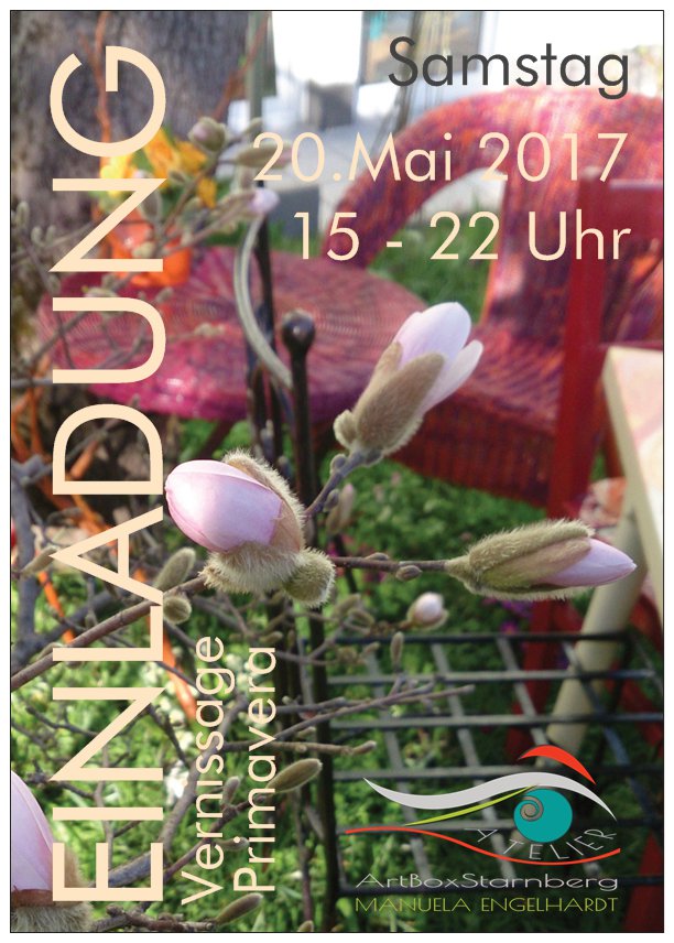 Friendly Reminder: Vernissage PRIMAVERA im Atelier ArtBoxStarnberg