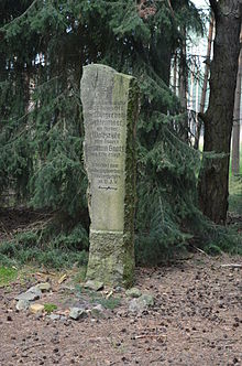 Wolfsstein in der Schotenheide südlich von Eilte (Foto: NABU Heidekreis)