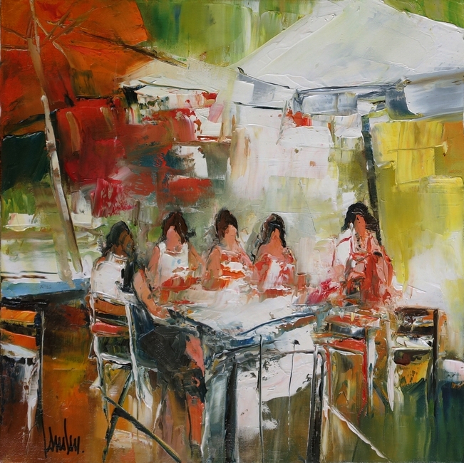 "Hello girls" - 40x40