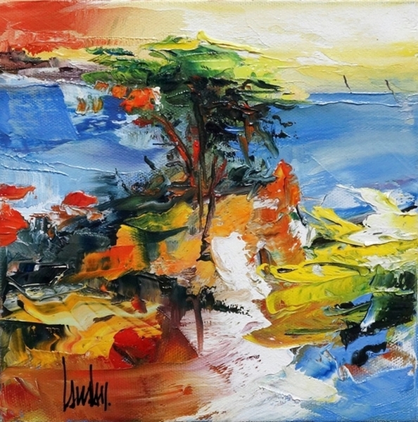 "Ma belle île" - 20x20 - vendue