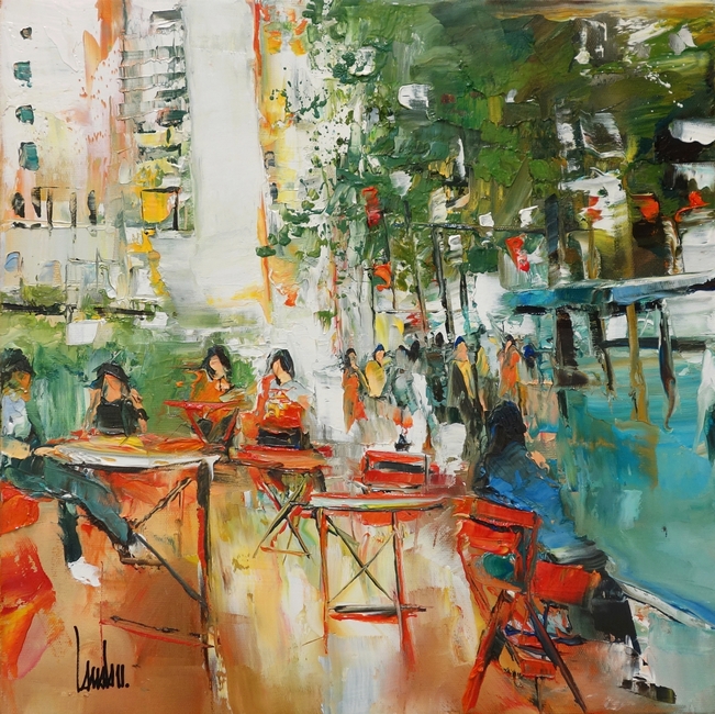 "Terrasse libre" - 50x50