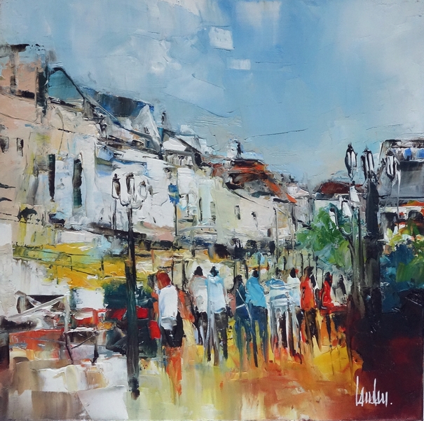 "Centre-ville" - 40x40