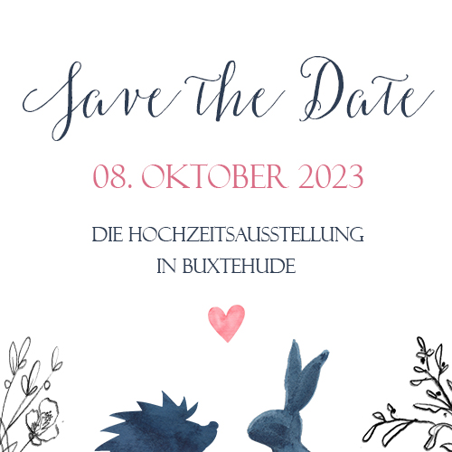 Save the Date - Hase liebt Igel am 08. Oktober 2023 in Buxtehude