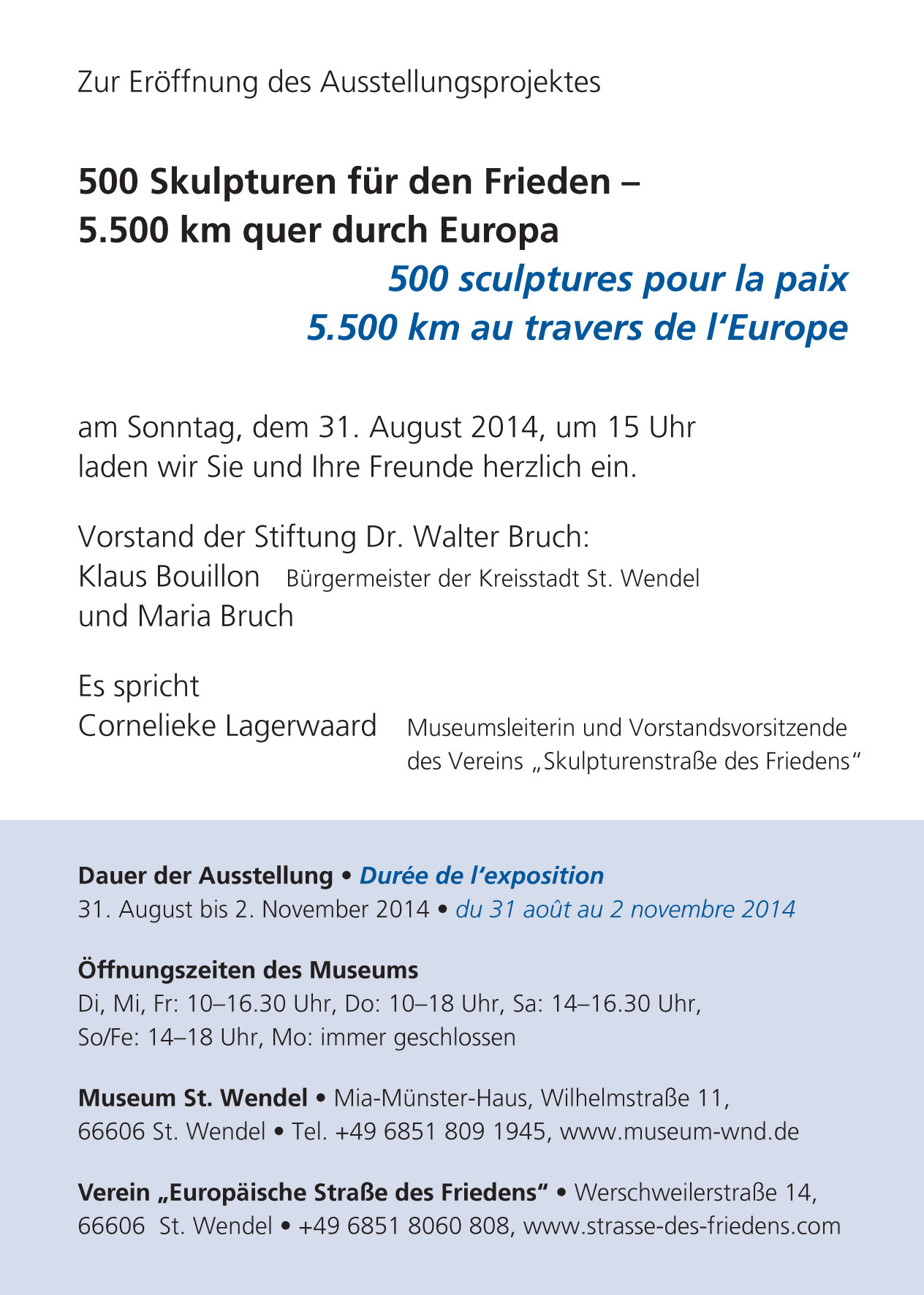 Grundung Des Vereins Steine Ohne Grenzen E V Am 3 4 2017 Bb