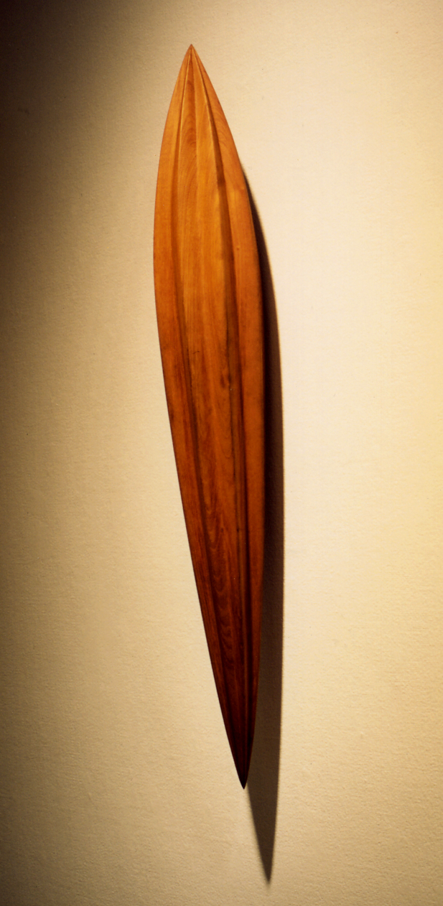 "Ship and Seed in Meditation-M2" Wood [Zelkova] 10×10×70cm