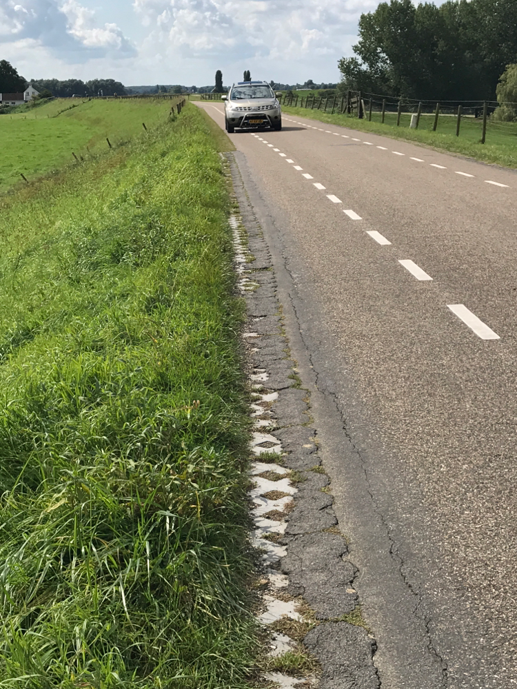 Er sieht Gegenverkehr und mich, klare Entscheidung, Nur nicht bremsen