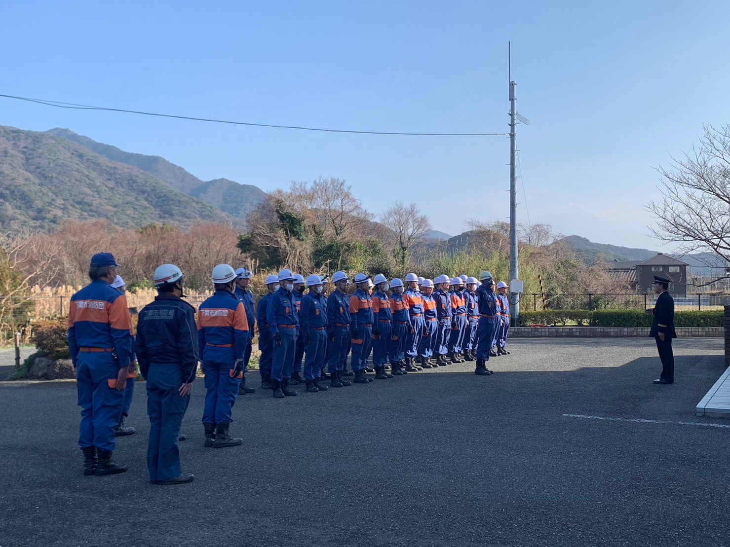 吉見地区消防出初式 【山口県下関市】吉見地区まちづくり協議会