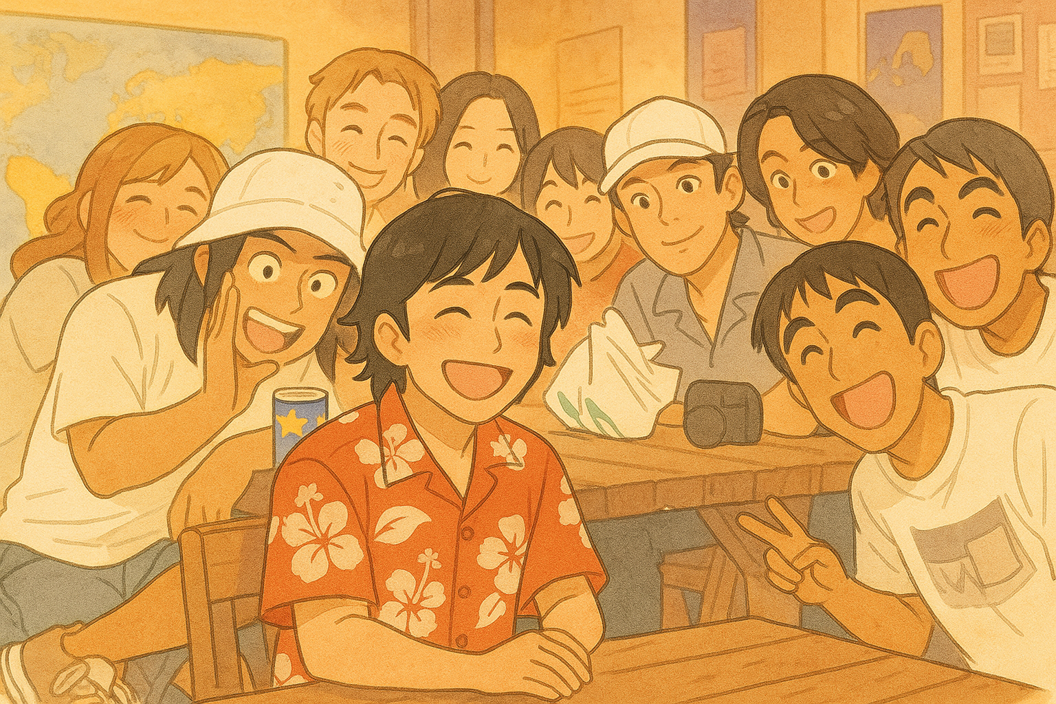 オーストラリア旅の挿絵