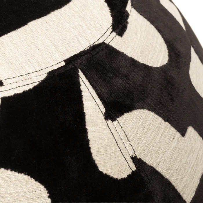 Siège ergonomique Bloon Casamance Noir et Blanc fabriqué à la main au Portugal