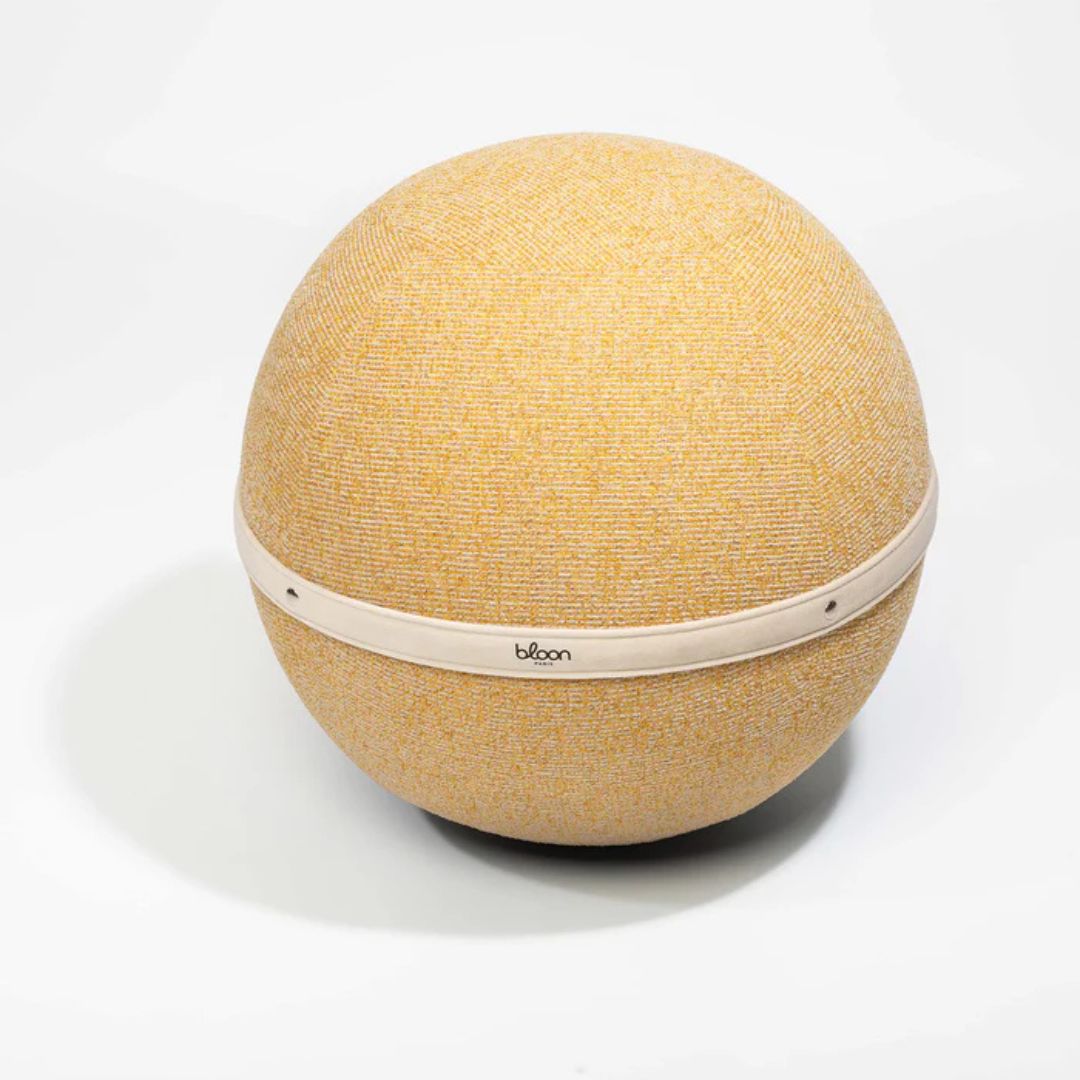 Balle d’assise Bloon moucheté mimosa, siège ergonomique design pour bureau