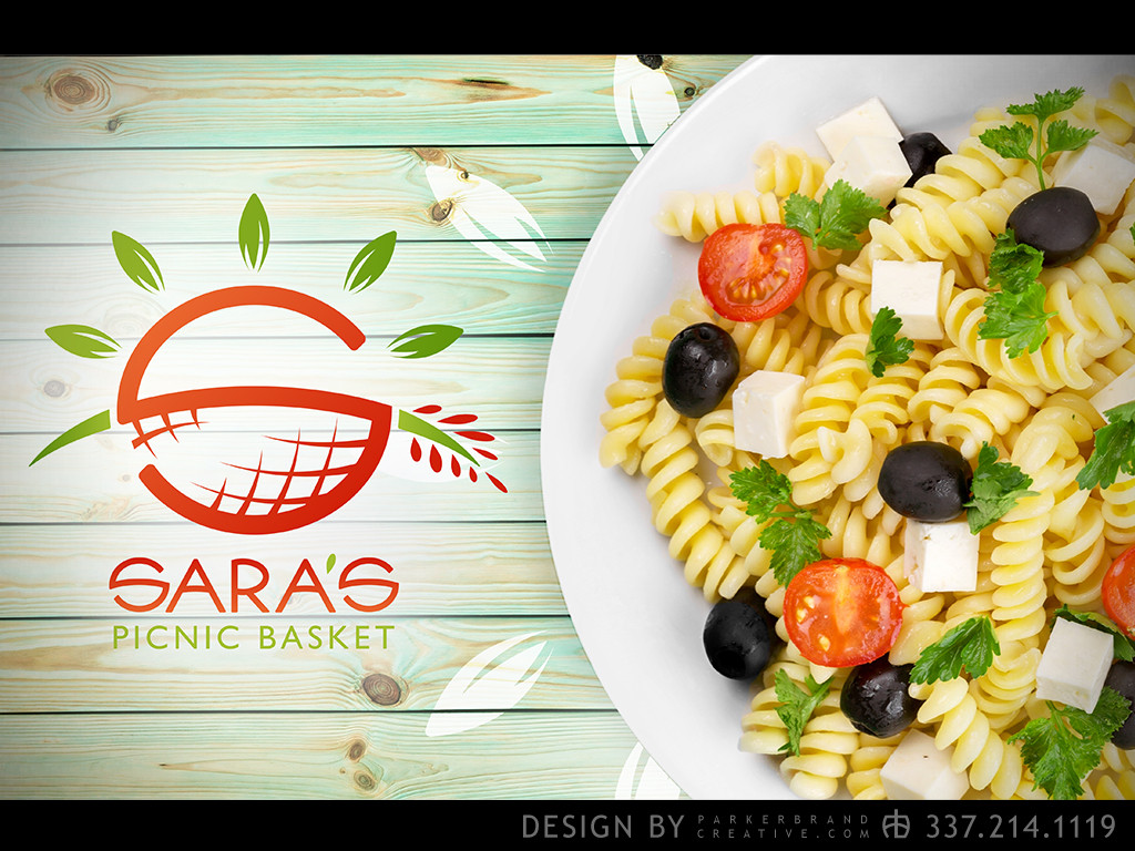 Sara's Picnic Basket Logo Design Lake Charles Parker Brand