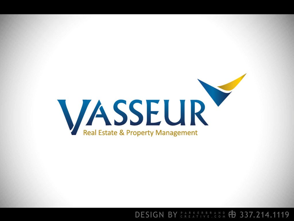 Vasseur Real Estate Logo Design Lake Charles Parker Brand