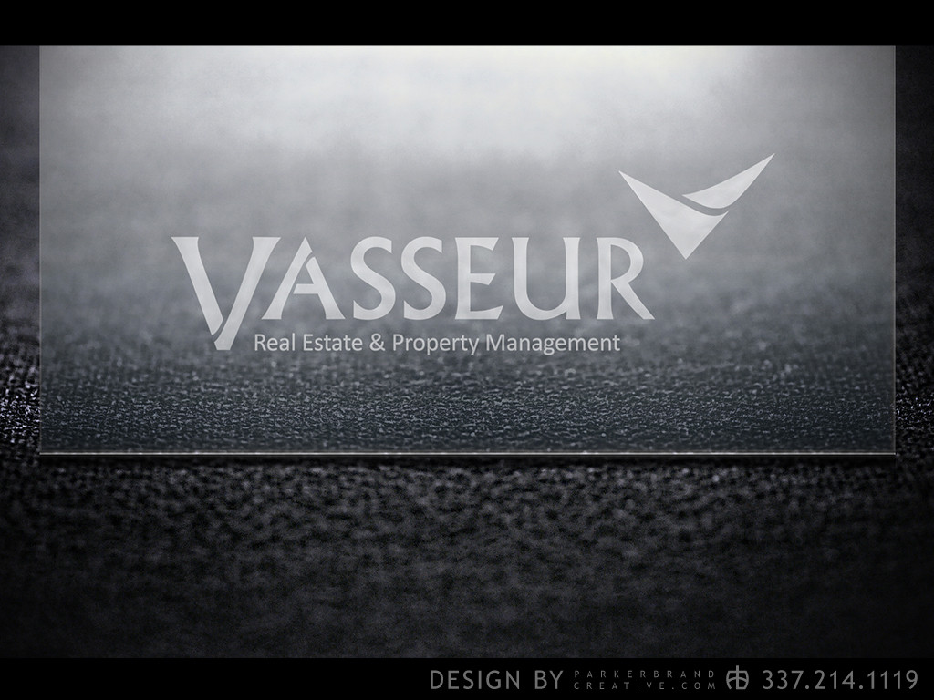 Vasseur Real Estate Logo Design Lake Charles Parker Brand