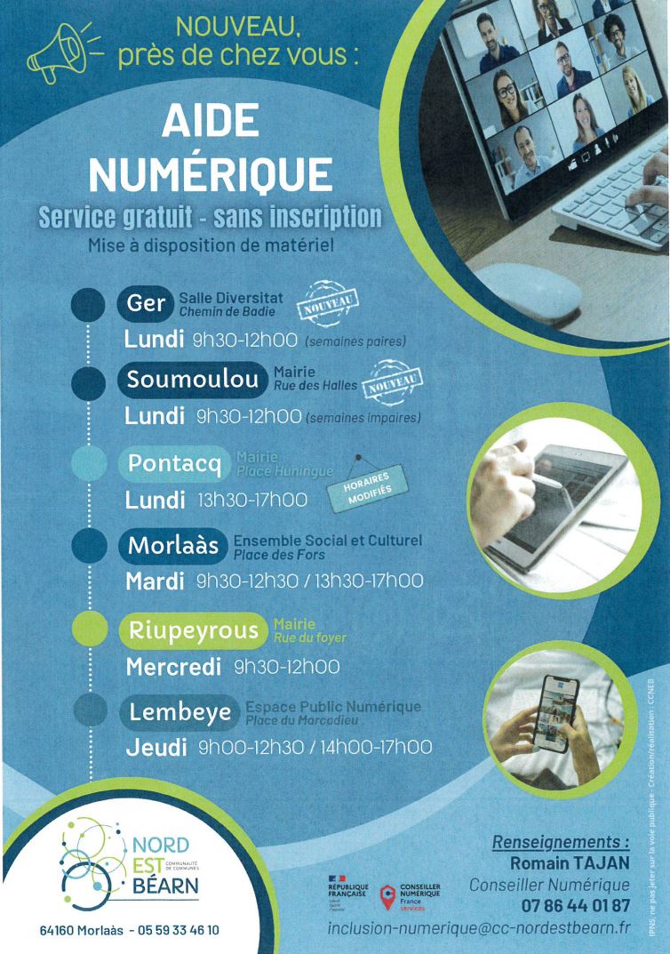 Aide Numérique - Service gratuit près de chez vous