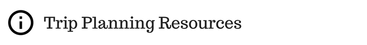 Trip Planning Resources
