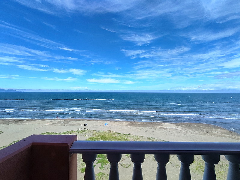 夏☀海の見えるホテルで施術