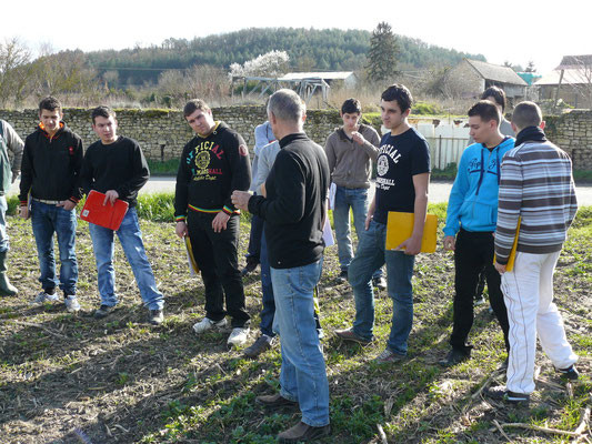 Visite d'une ferme céréalière en agriculture  biologique - Bac Pro CGEA