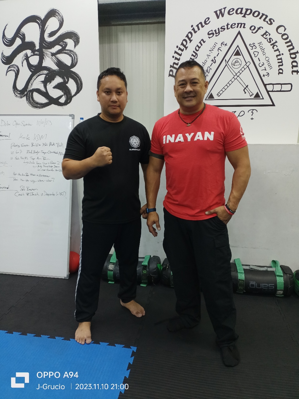 Cross training with inayan martial arts 