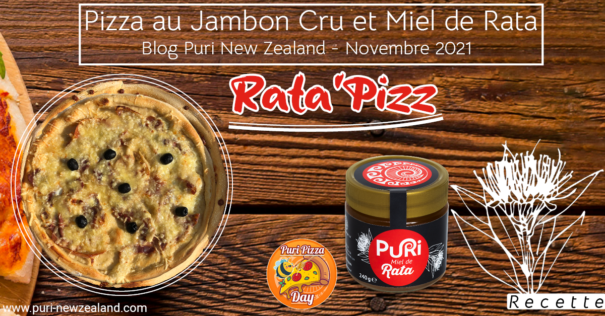 Pizza au Jambon Cru et Miel de Rata