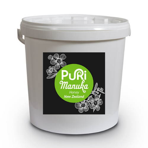 Miel de Manuka NPA 5+ seau de 10kg, origine Canterbury Nouvelle-Zélande