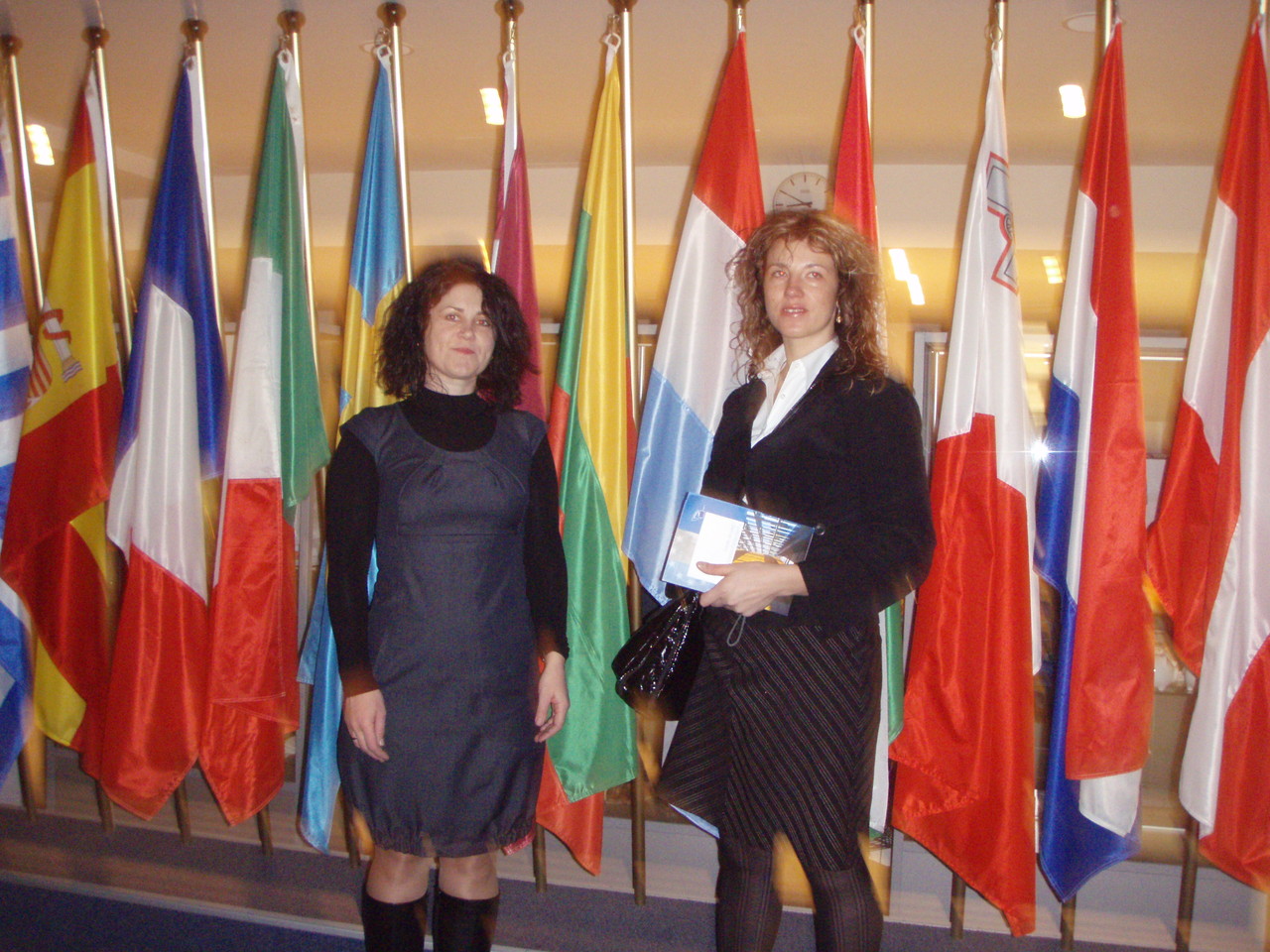 Europarlamento rūmuose.