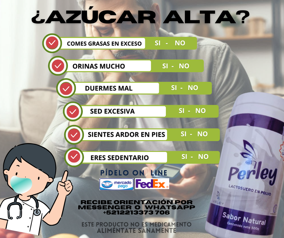 ¡Tu Cuerpo te está gritando por Glutatión y no lo sabes! El secreto del Lactosuero Perley contra la Diabetes