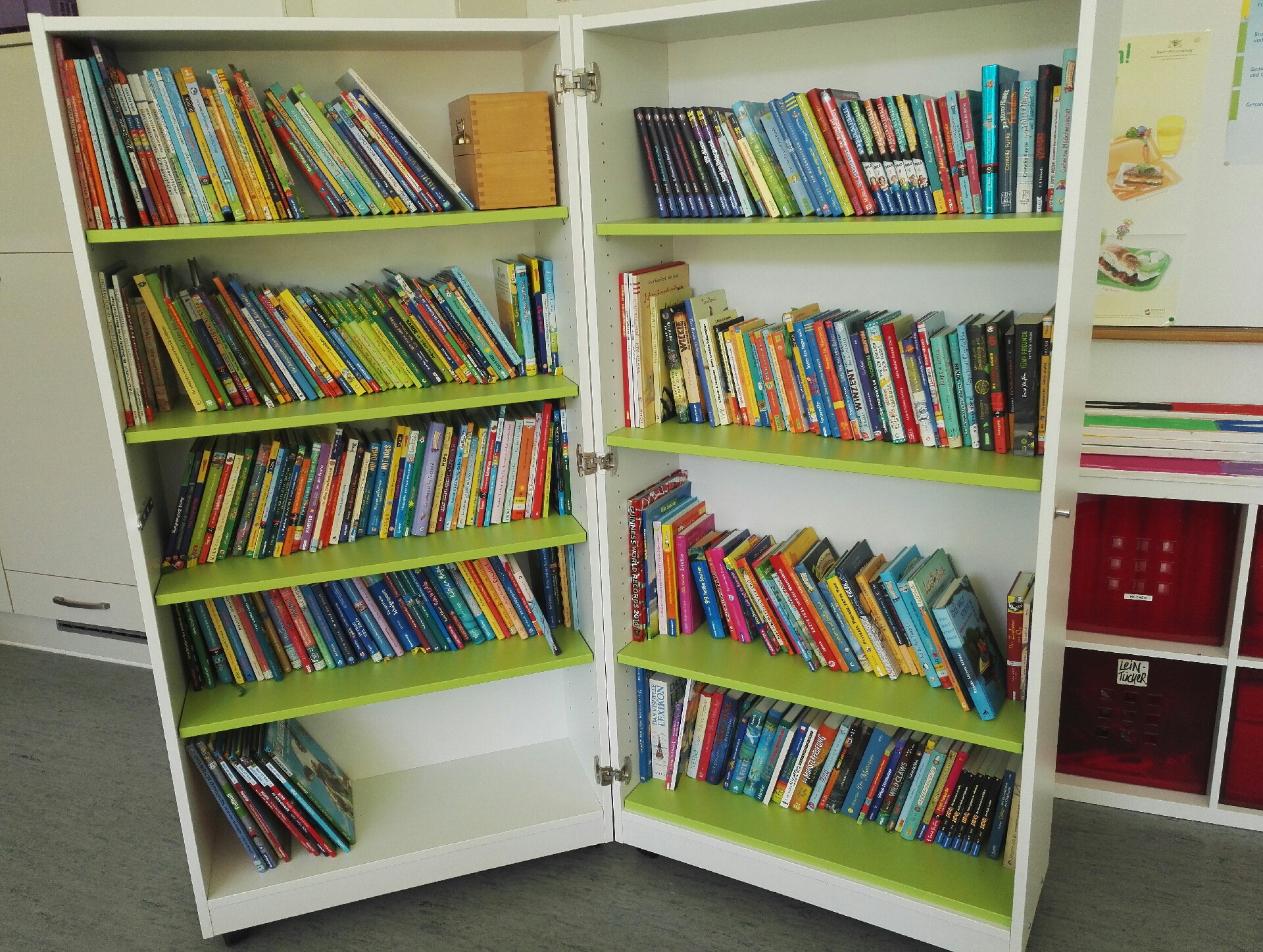 Entstehung und Ausstattung für unsere Schulbücherei
