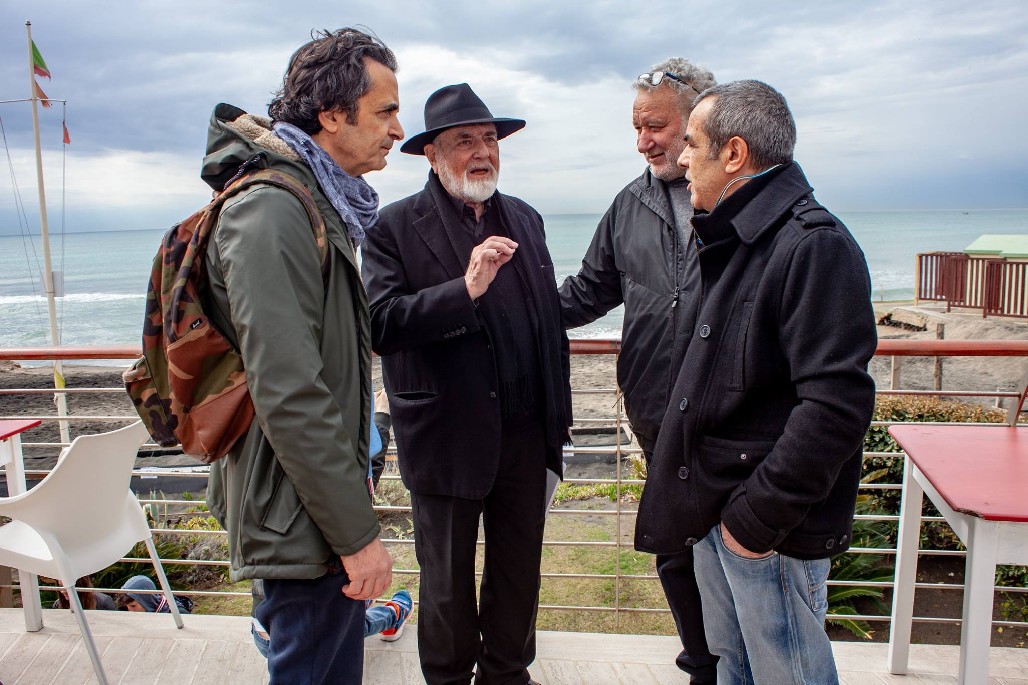 da sin.: A.Savarese,  M.Pistoletto, O.Casalini, E.Zamponi