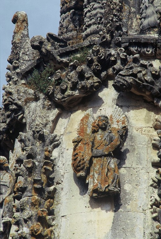 Ribatejo - Tomar - détail façade Couvent des Templiers