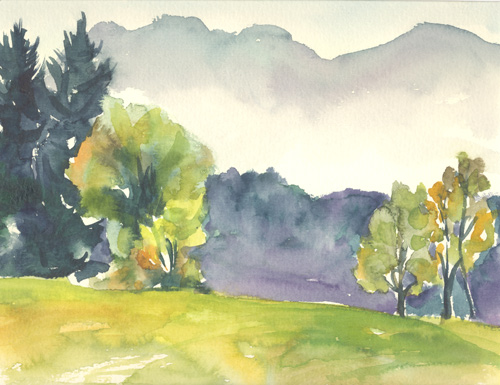 Klemz: Paisaje en Murnau III