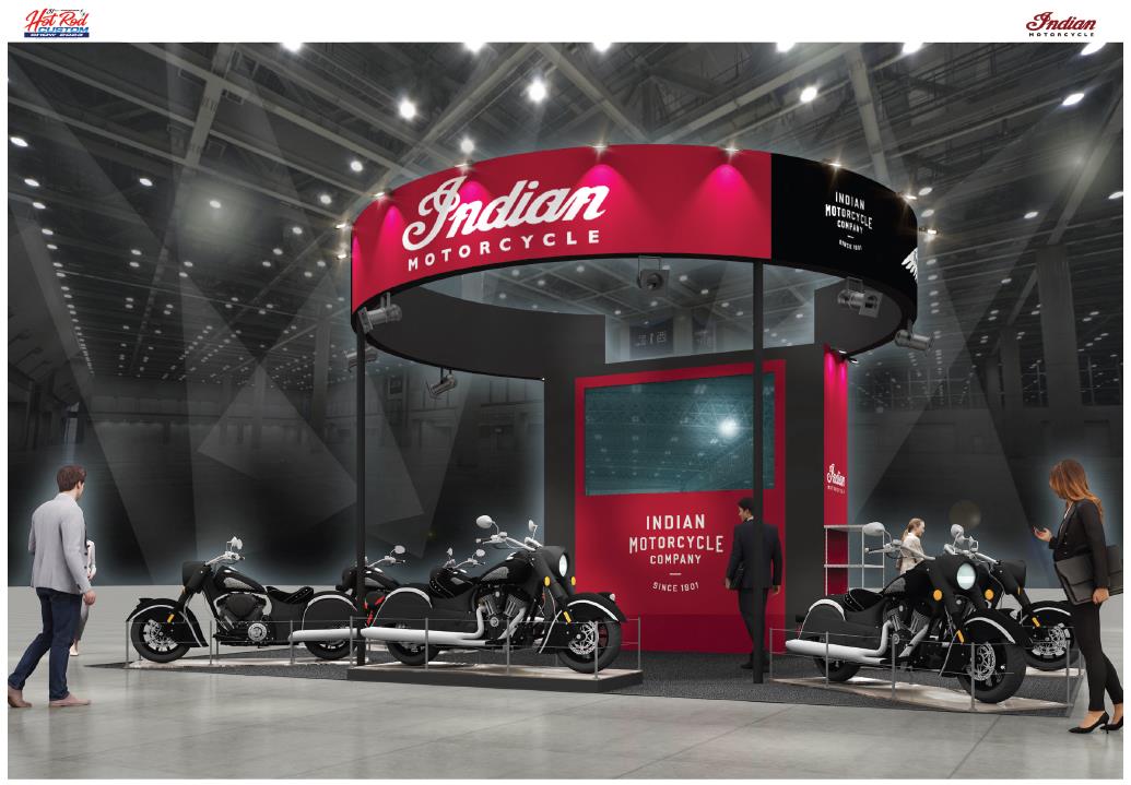 INDIAN MOTORCYCLE 横浜Hot rod custom showに出展！