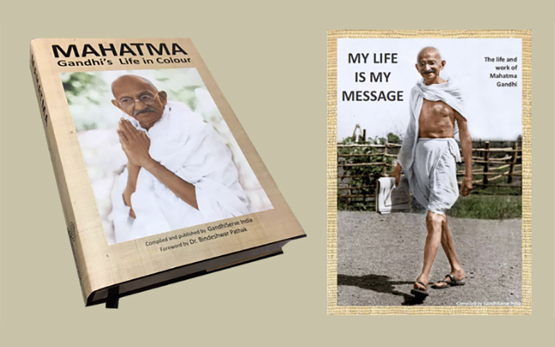 MAHATMA - Gandhi's Life in Colour / MY LIFE IS MY MESSAGE - The Life and Work of Mahatma Gandhi