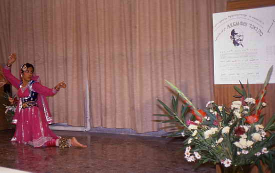 Yarden Talegarkar during her dance performance. Photograph: Peter Rühe