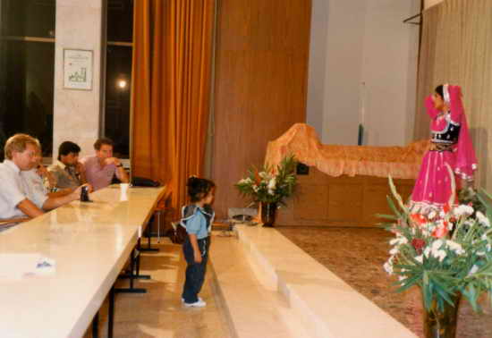 Yarden Talegarkar during her dance performance. Photograph: Nurit Moalim