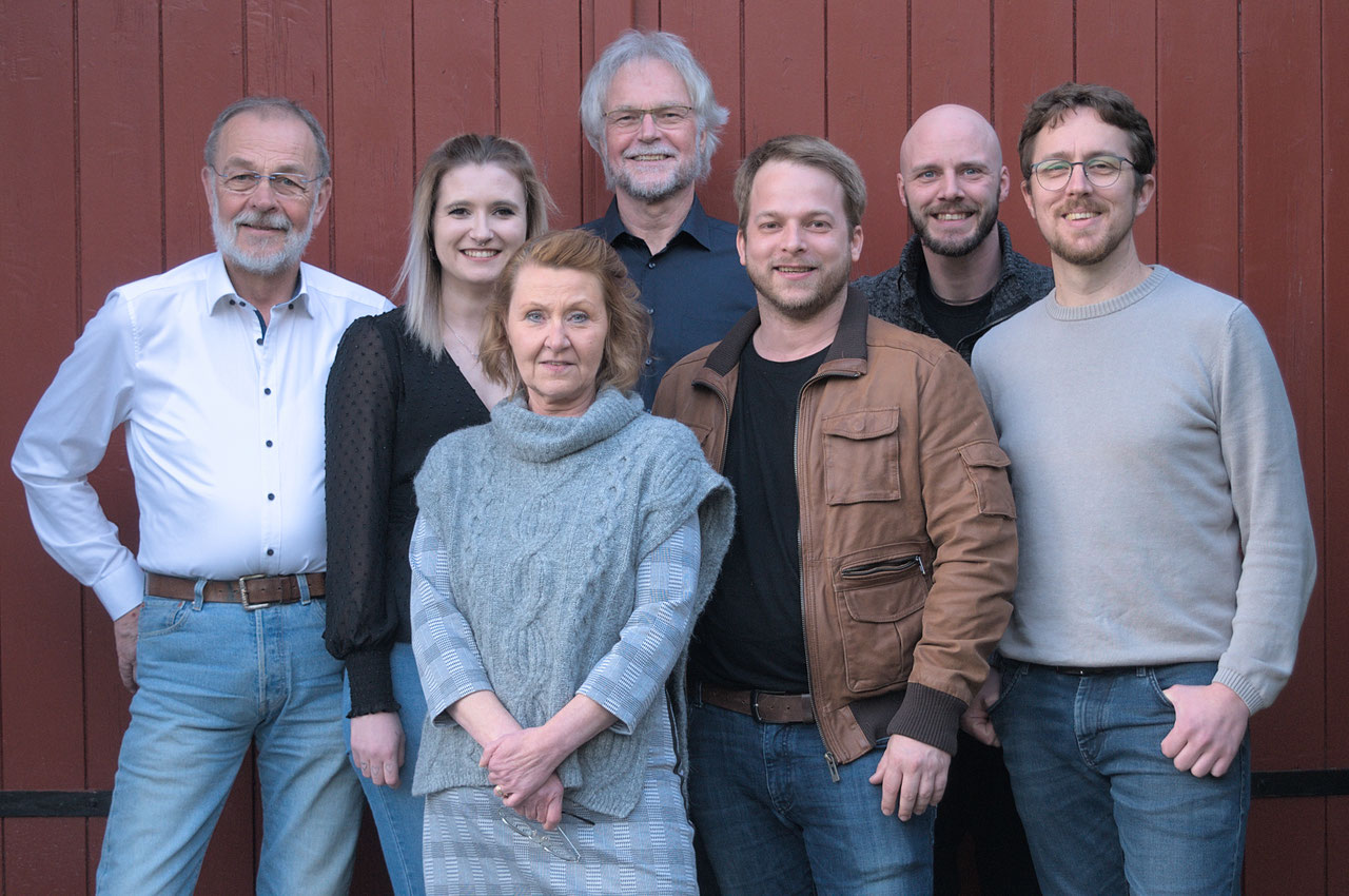 v.l.n.r.: Johannes Zimmermann, Nicole Gnacke, Sabine Land, Hubert Heuckmann, Julian Wagner, Marc Philip Sommer, Julian Klein