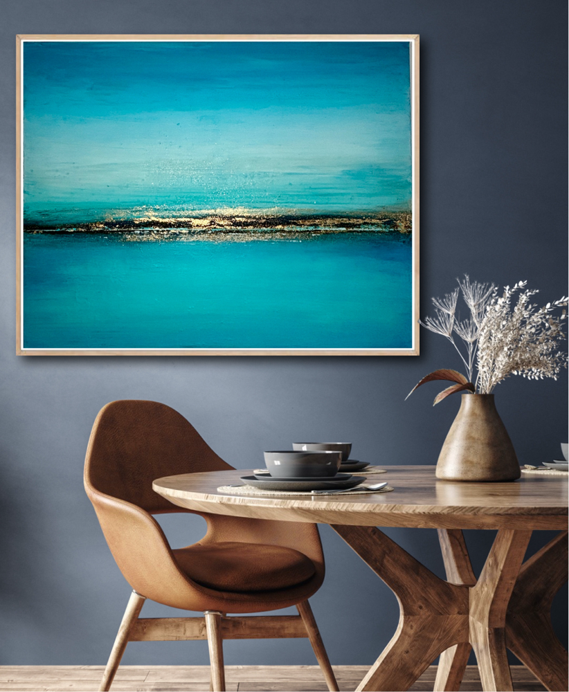 "bLeu infini" 80x100 