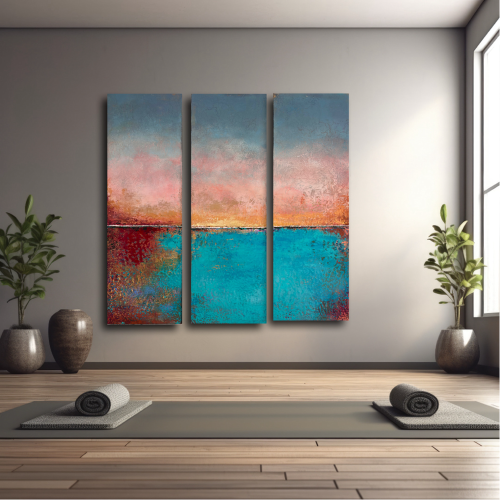 1 2 3 soleil (120x120 triptyque)