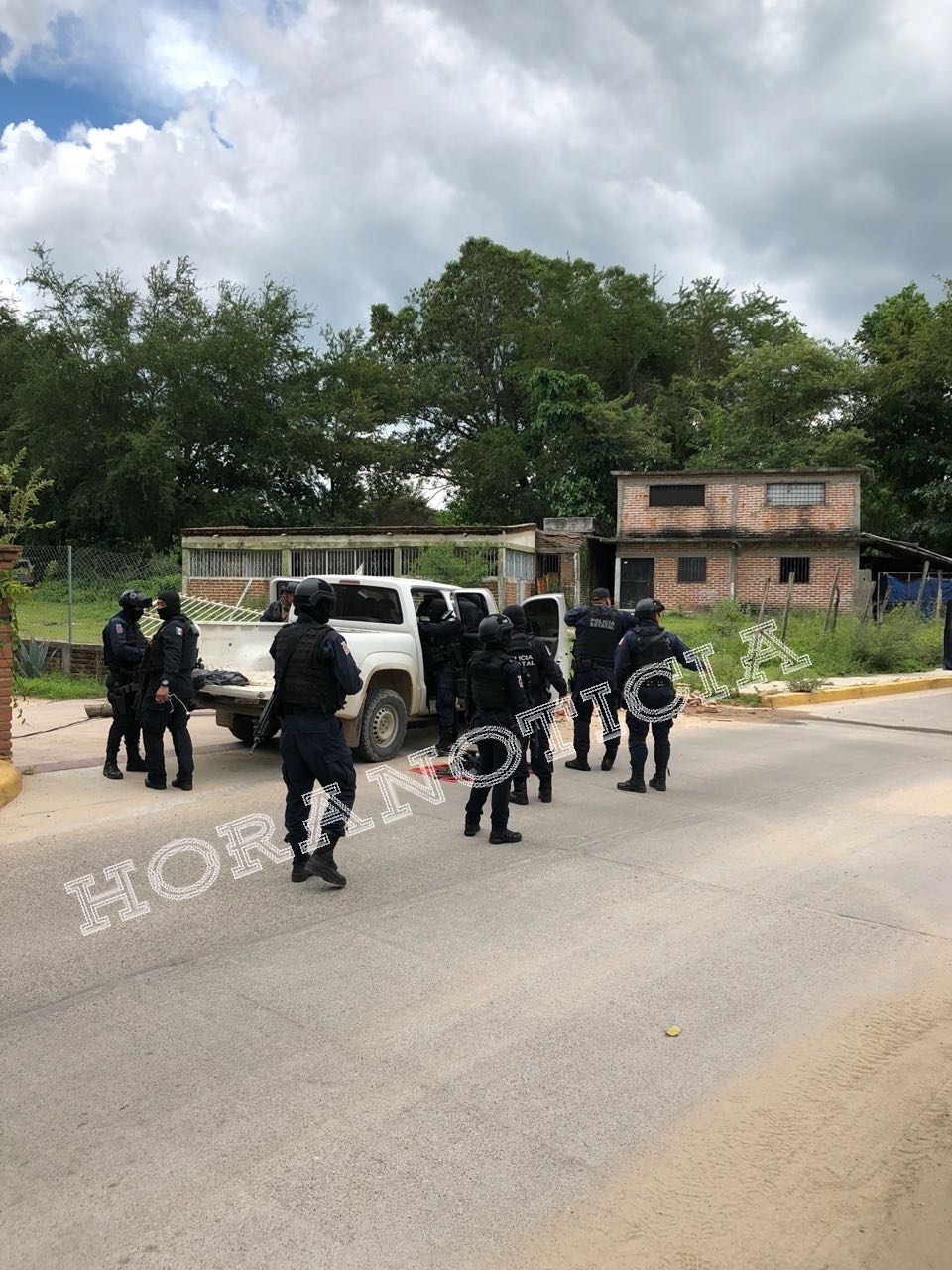 Fue interceptado por elementos de la policía estatal