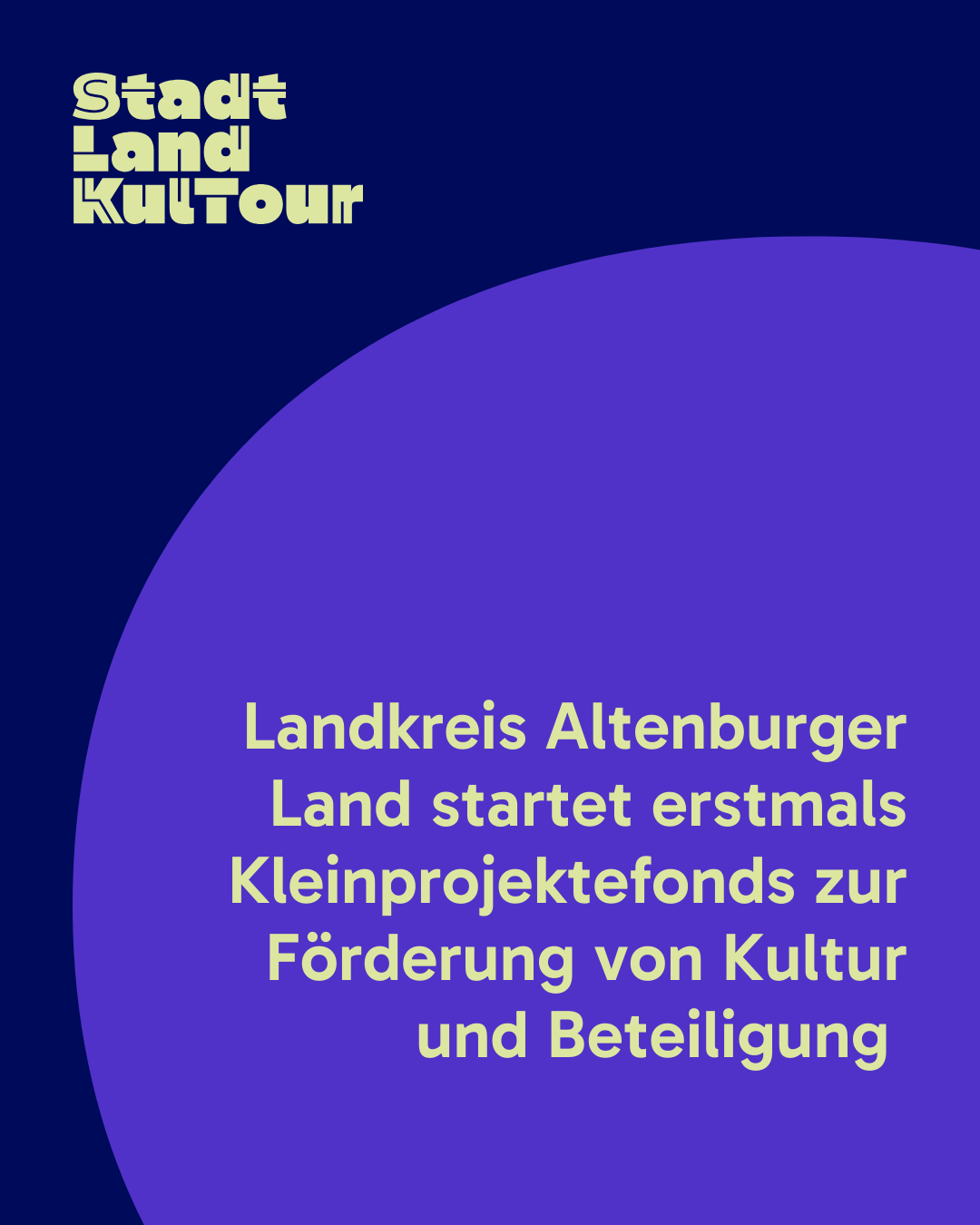Landkreis startet erstmals Kleinprojektefonds